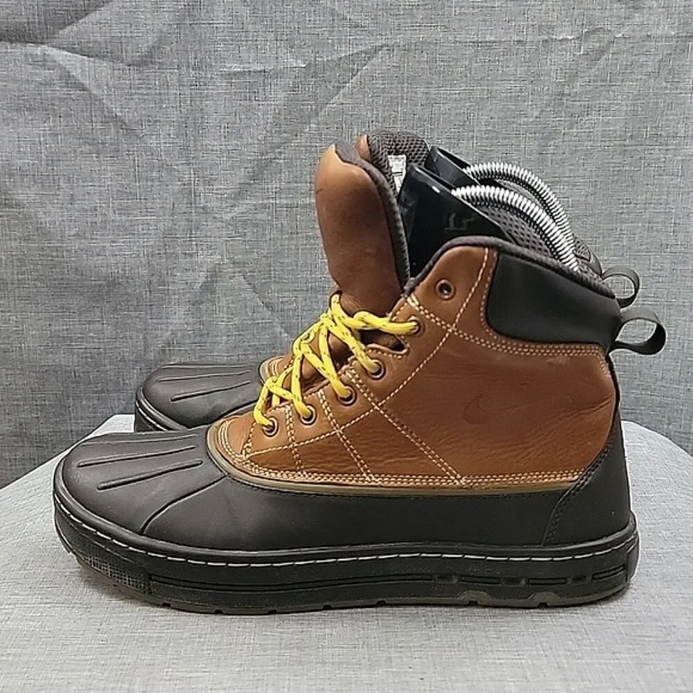 Nike ACG Woodside 'Rare' Hiking Brown Duck Boots 386469-200 Outdoors Men's SZ 9